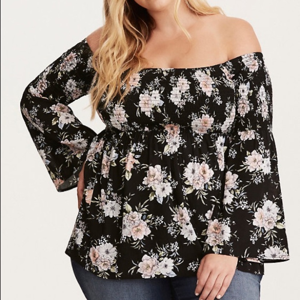 Torrid Off The Shoulders Blouse